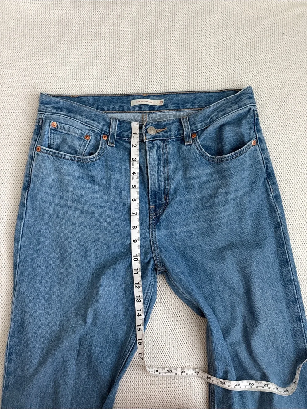 Levi’s Low Pro Straight Jeans Size 29 - Picture 4 of 7